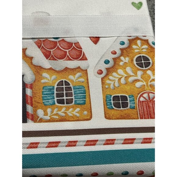 Cupcakes And Cashmere 60" X 120" Oblong Tablecloth Polyester Gingerbread House - Picture 6 of 7